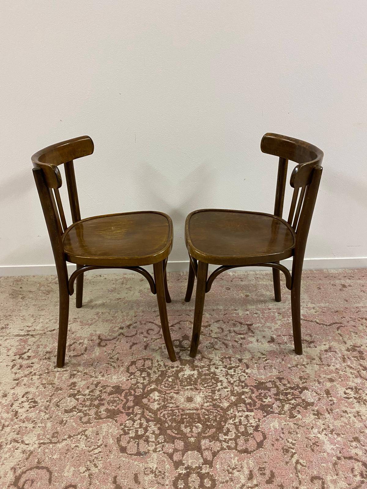 Pair of bistro chairs