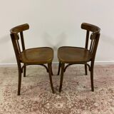 Paire de chaises de bistrot
