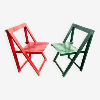 Paire de chaises Aldo Jacober