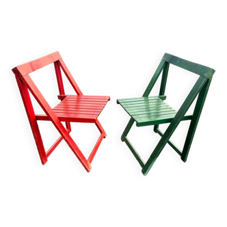 Paire de chaises Aldo Jacober