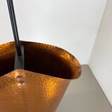 Original Metal Copper Brutalist Hollywood Regency Umbrella Stand Germany, 1970s