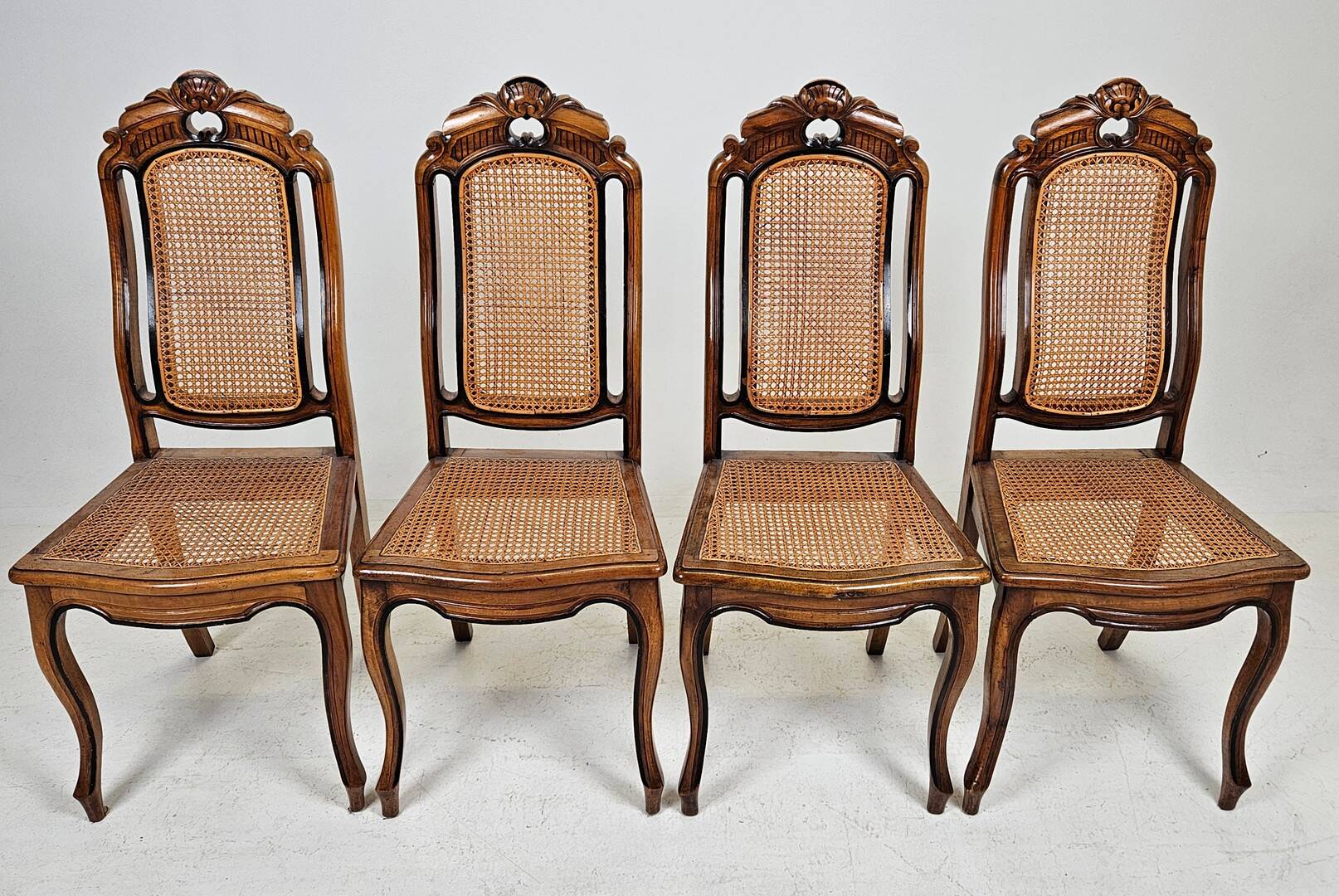 Set of Four Cambier Chairs, Belgium, circa 1900