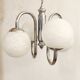 Metal and glass pendant lamp, Italy, 1970s