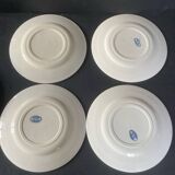 Set of 6 iron earth plates