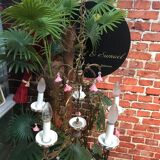 Porcelain luster 5 branches