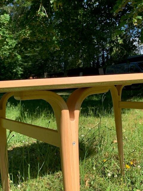 Superellipse table by Bruno Mathsson and Piet Hein for Fritz Hansen, Denmark 1980s