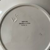 Set of 11 plates h.b.c. montereau, vernon model