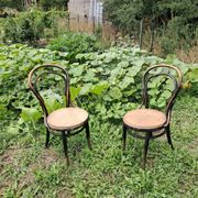 Pair of bistro-style chairs
