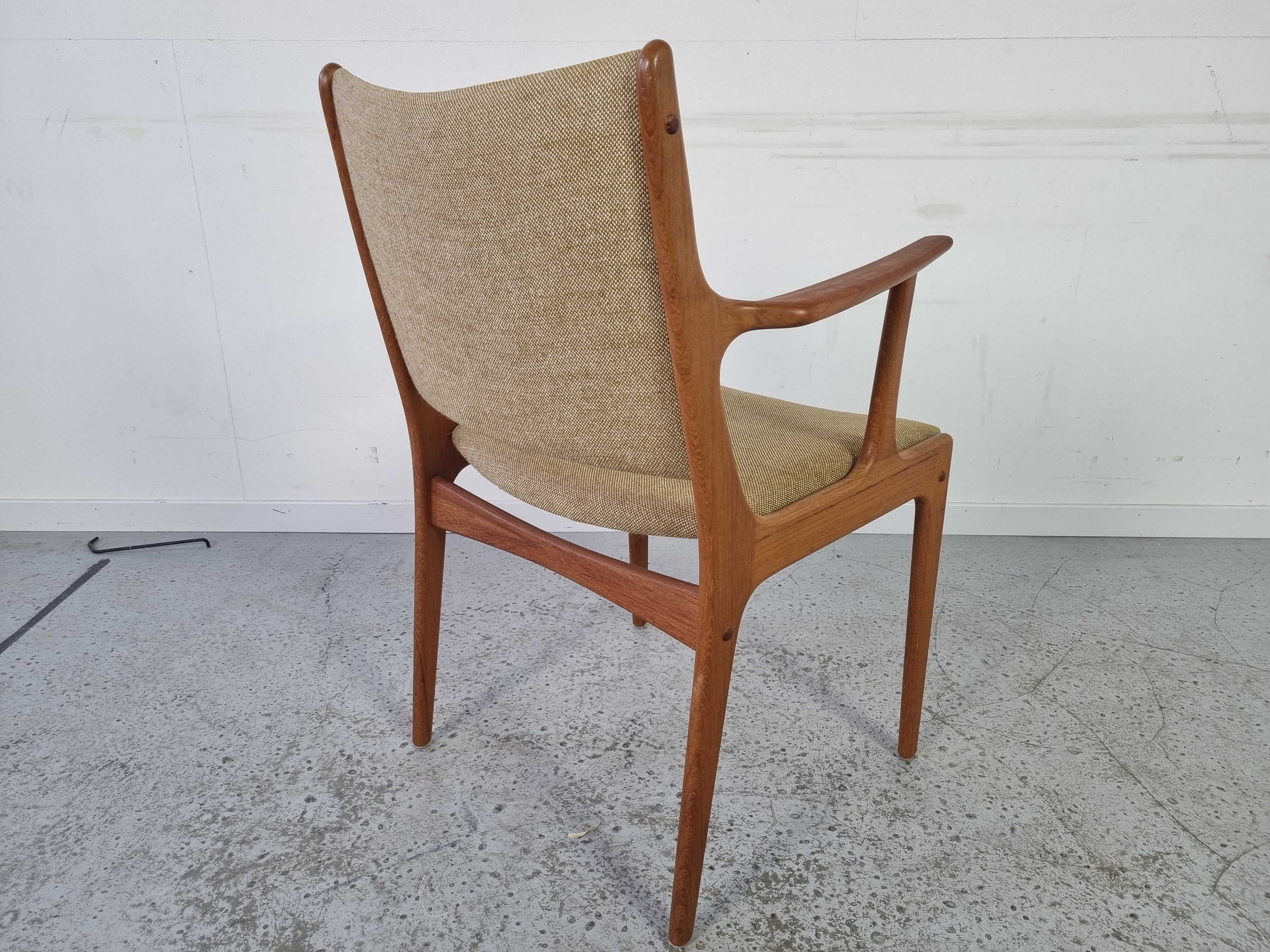 Teak office chair by Johannes Andersen for Uldum, 60s