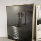 Old photographs lake and mountain