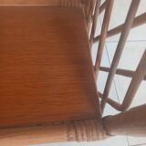 Vintage rattan shelf