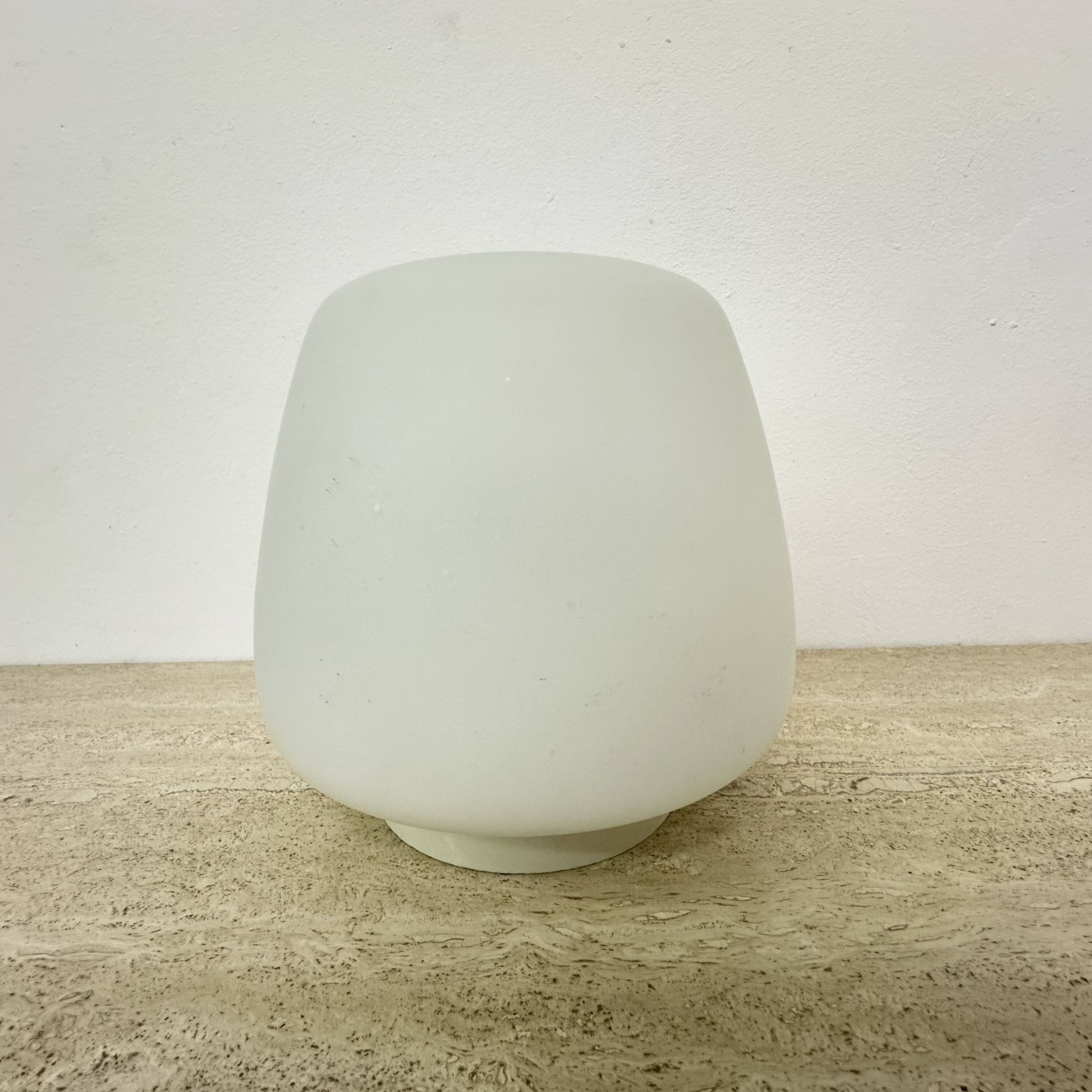 Opaline glass art deco bauhaus ceiling lamp , 1930s the Netherlands