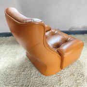 Fauteuil cuir Michel Cadestin pour Airbone