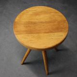 Tabouret d'atelier réglable du milieu du siècle, Tchécoslovaquie, années 1960