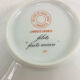 4 Cups and Saucers for Coffee Haviland Model Ambassade (blue rim)