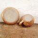 Vintage sandstone coffee cup set