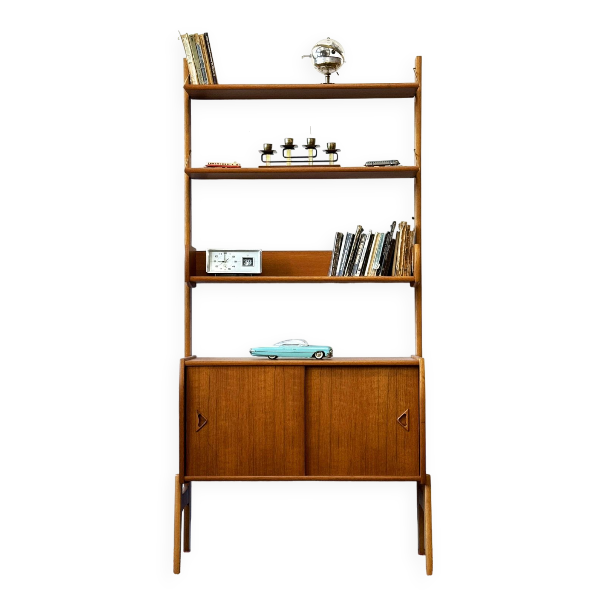 Modular free standing shelves, norway 1960s/1970s, vintage