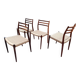 Chaises no78 palissandre/ corde Niels Otto Moller