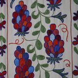 Hand-knotted rug, vintage Turkish rug 43x180 cm