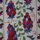 Hand-knotted rug, vintage Turkish rug 43x180 cm