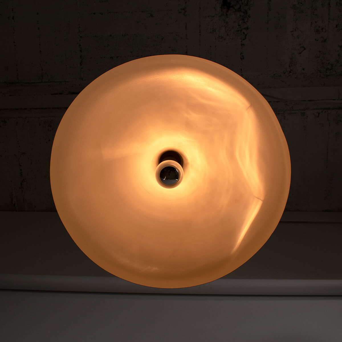 1960s vintage aluminium hanging lamp