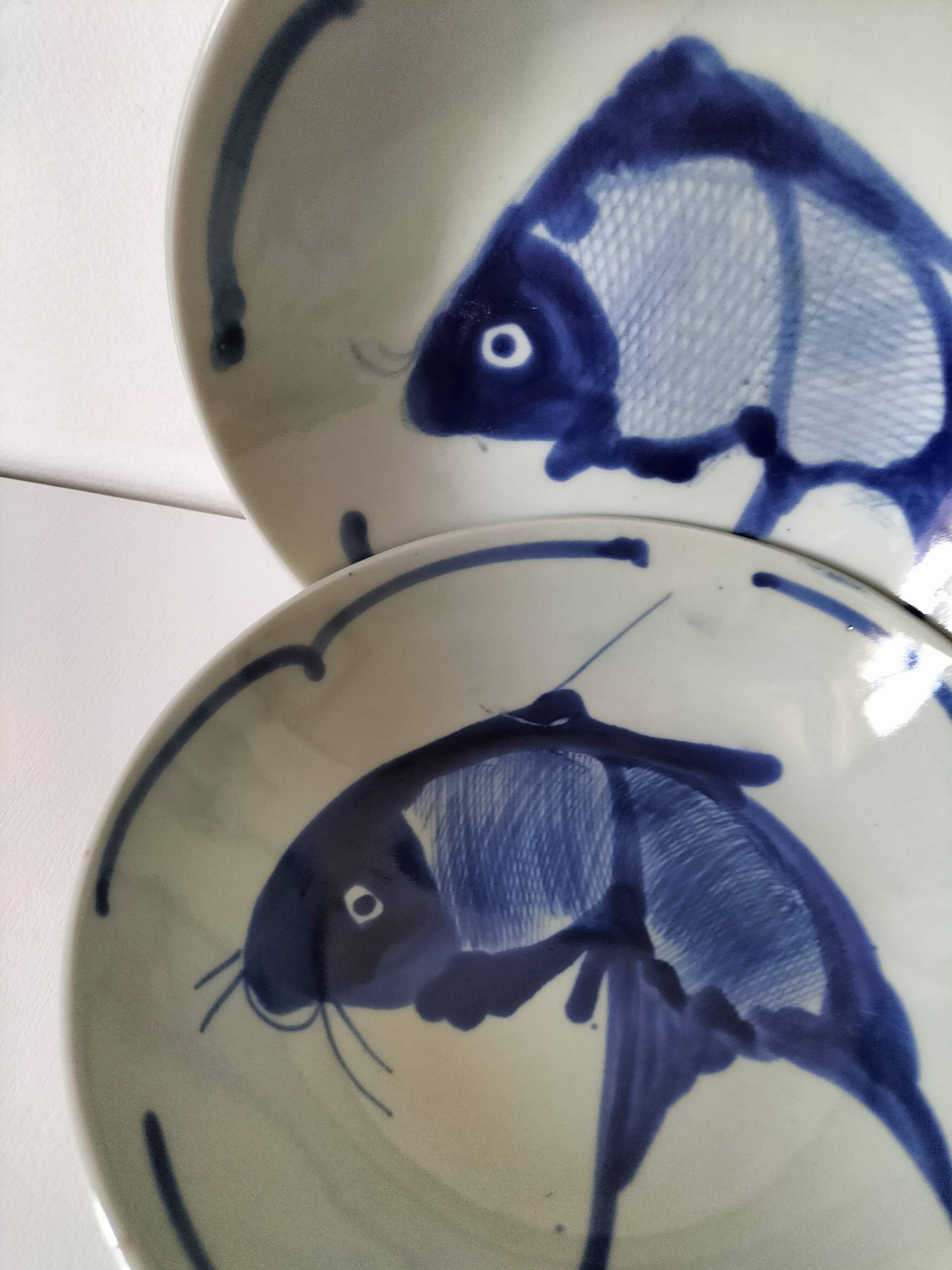 6 assiettes creuses chinoises vintage