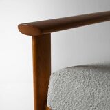Scandinavian oak armchair