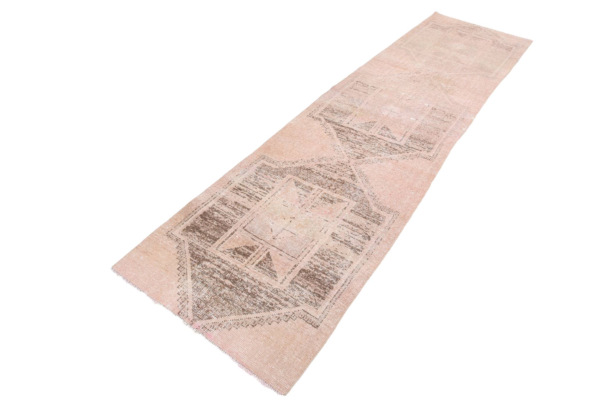Turkish Rug Runner, 89x342Cm