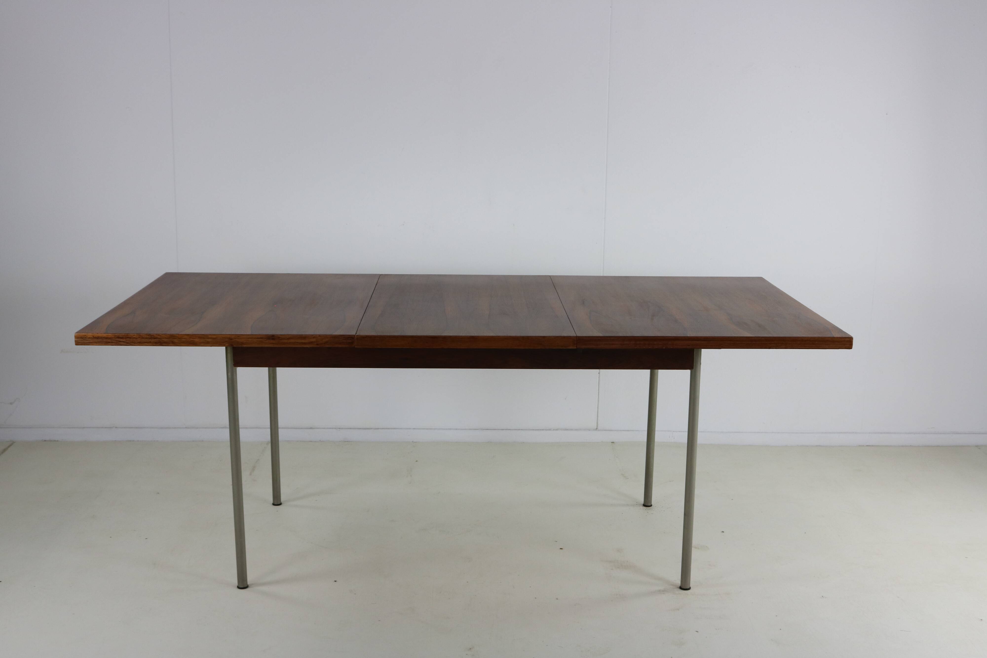 Sixties design rosewood dining table by Cees Braakman for Pastoe