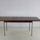 Sixties design rosewood dining table by Cees Braakman for Pastoe