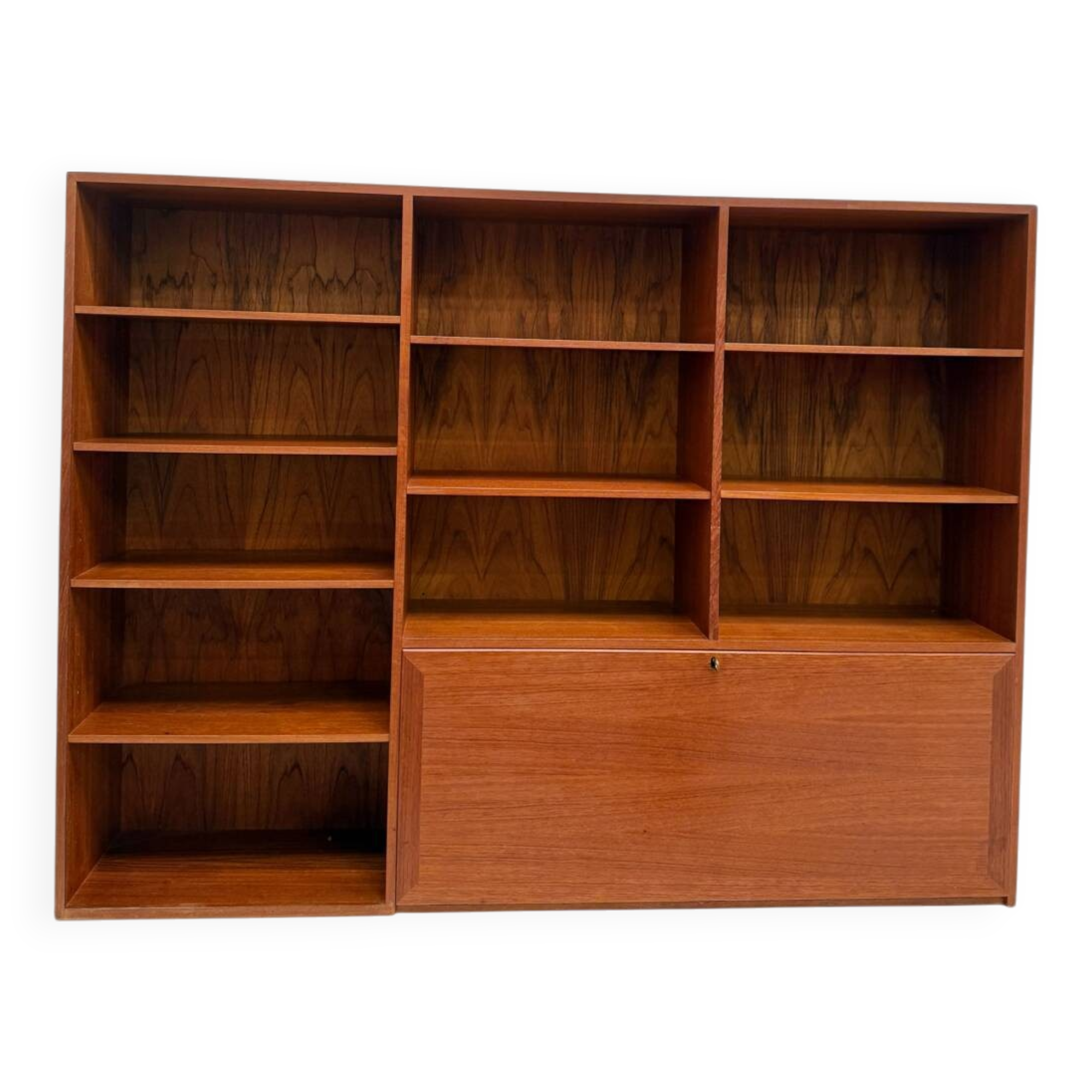 Scandinavian teak bookcase