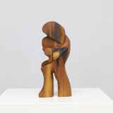 Wooden Sculpture – Attributed to Danish Modernism, 1970s