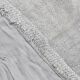 Tapis kilim vintage gris