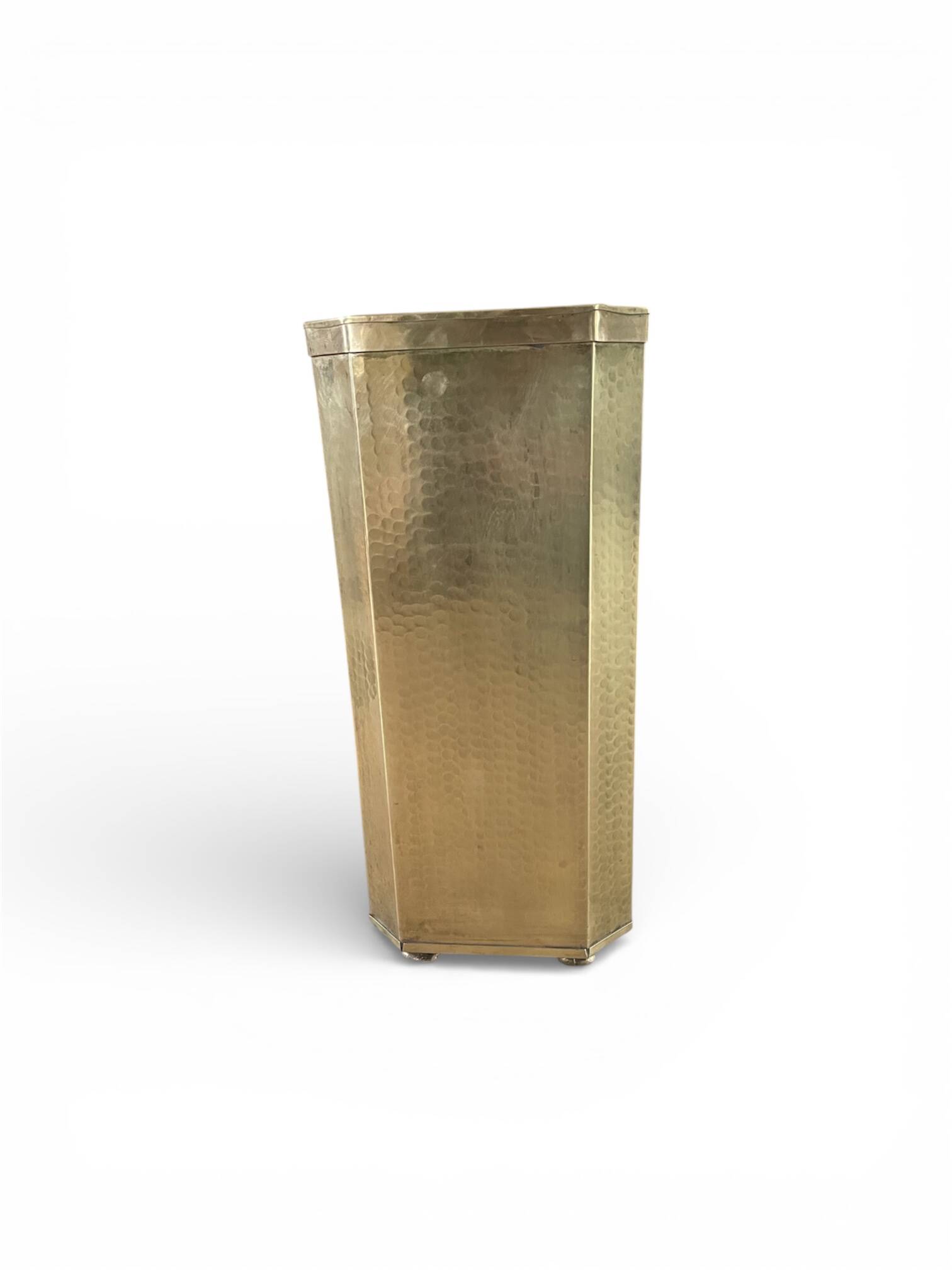 Vintage brass Italian umbrella stand