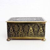 Brass Art Deco box