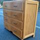 Commode vintage en chêne clair 1950