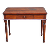 Centre writing table in stained wood