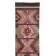Vintage Turkish hallway rug 78x365 cm