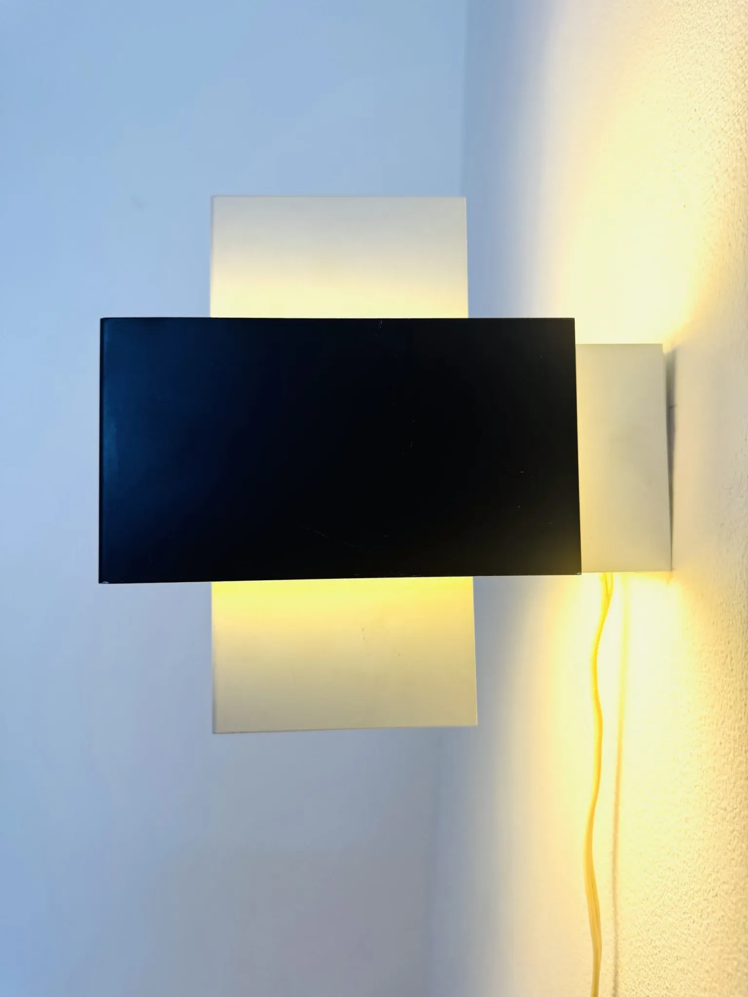 Geometric Wall Lamp By J.J.M. Hoogervorst For Anvia Nederland, The Netherlands, 1960S