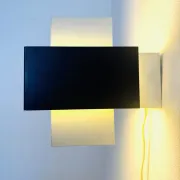 Geometric Wall Lamp By J.J.M. Hoogervorst For Anvia Nederland, The Netherlands, 1960S