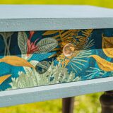 Bedside tables "blue jungle"
