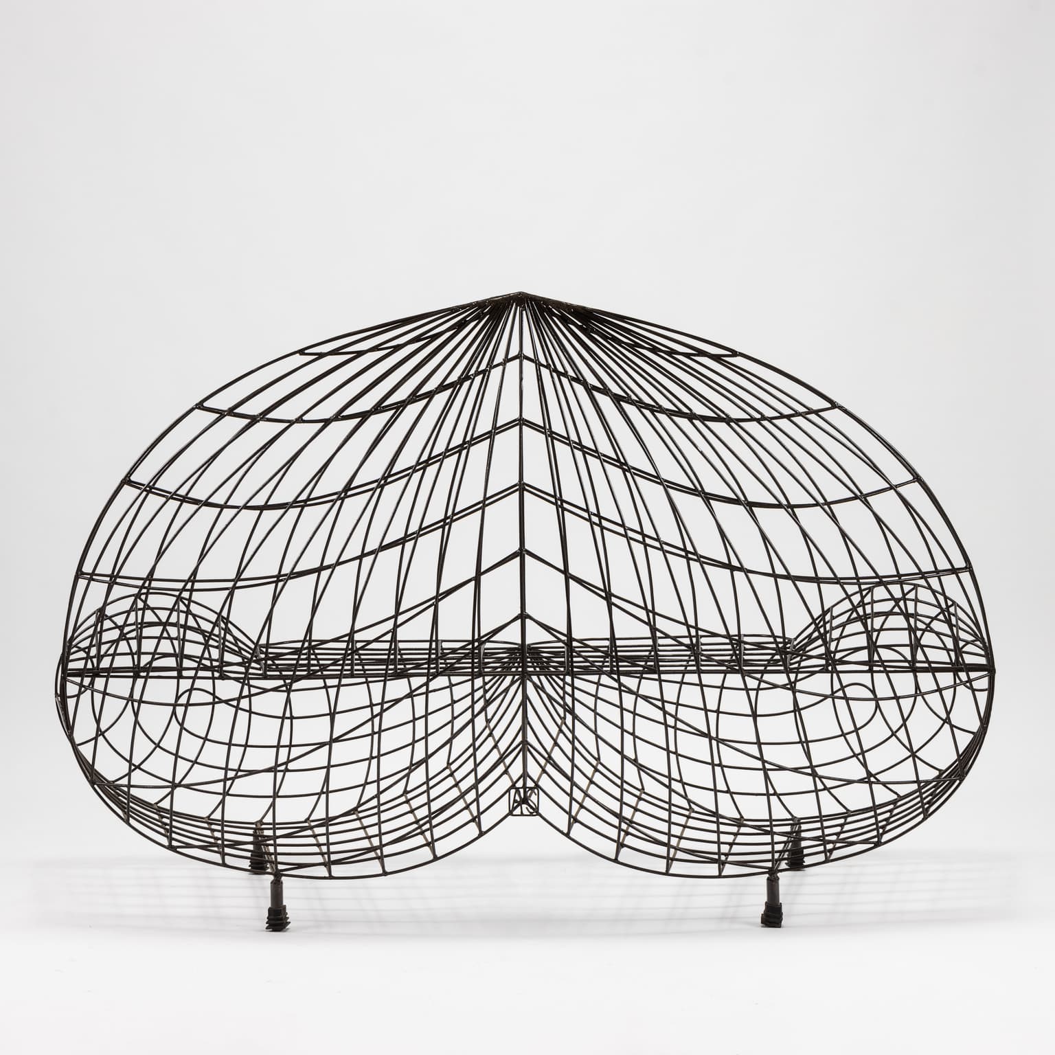 Vintage canapé Cuore, Minimalisti series, design by Anacleto Spazzapan, iron.