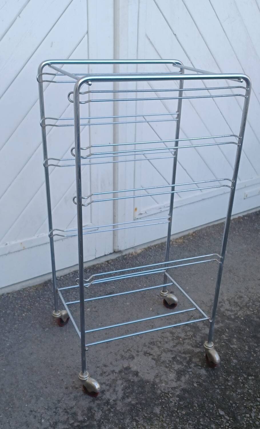 Vintage trolley dessert cart