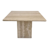Italian coffee table in travertine, 1980s