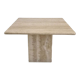 Italian coffee table in travertine, 1980s