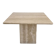 Italian coffee table in travertine, 1980s