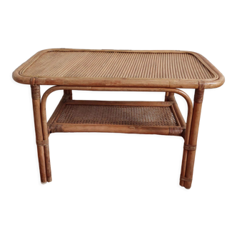 Rattan coffee table