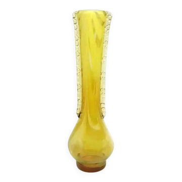 Postmodern vase, glass, Poland, 1970s
