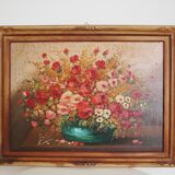 Floral arrangement painted by Lina Rossi, 1930s