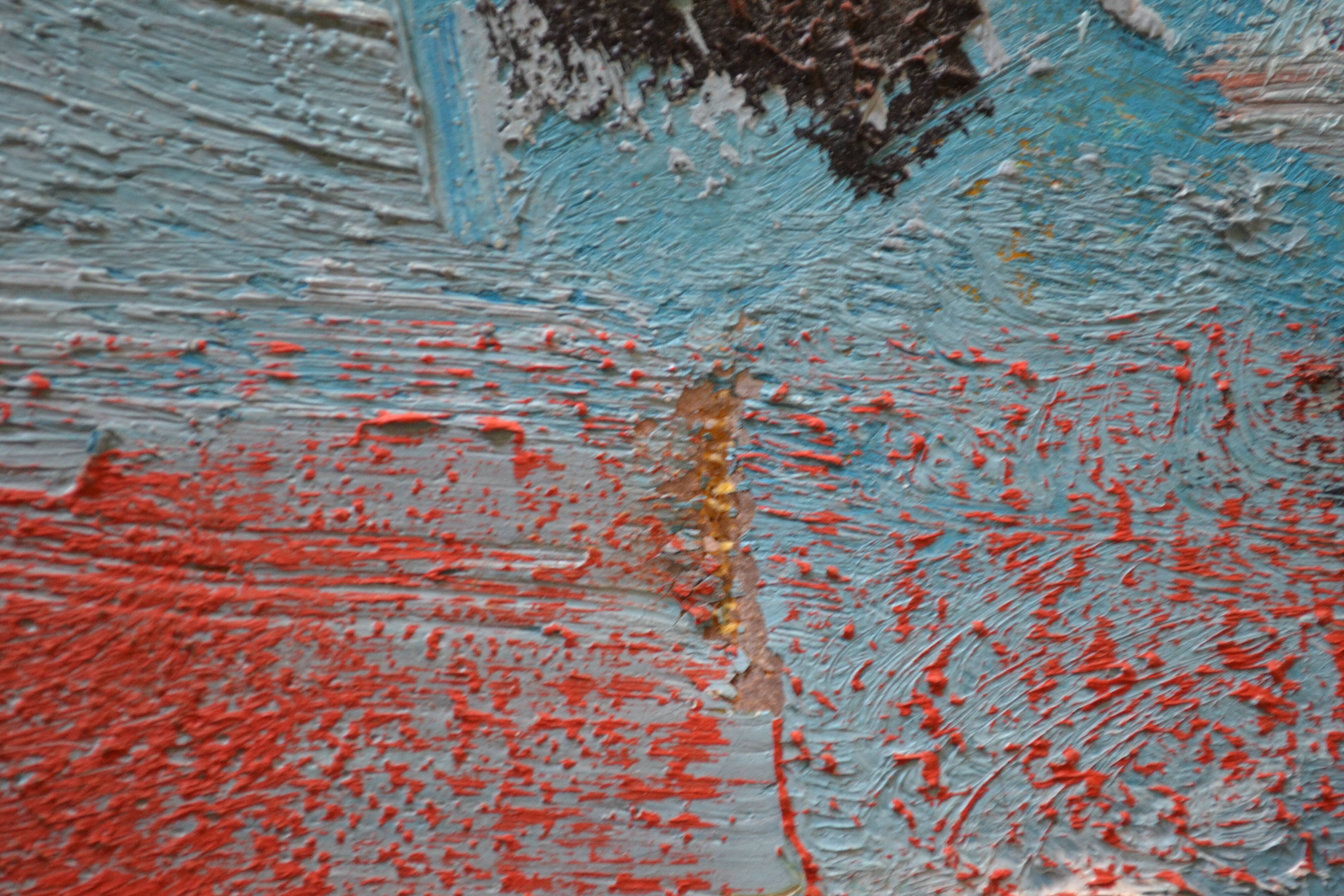 HST abstract painting mid-20th century CoBrA art brut